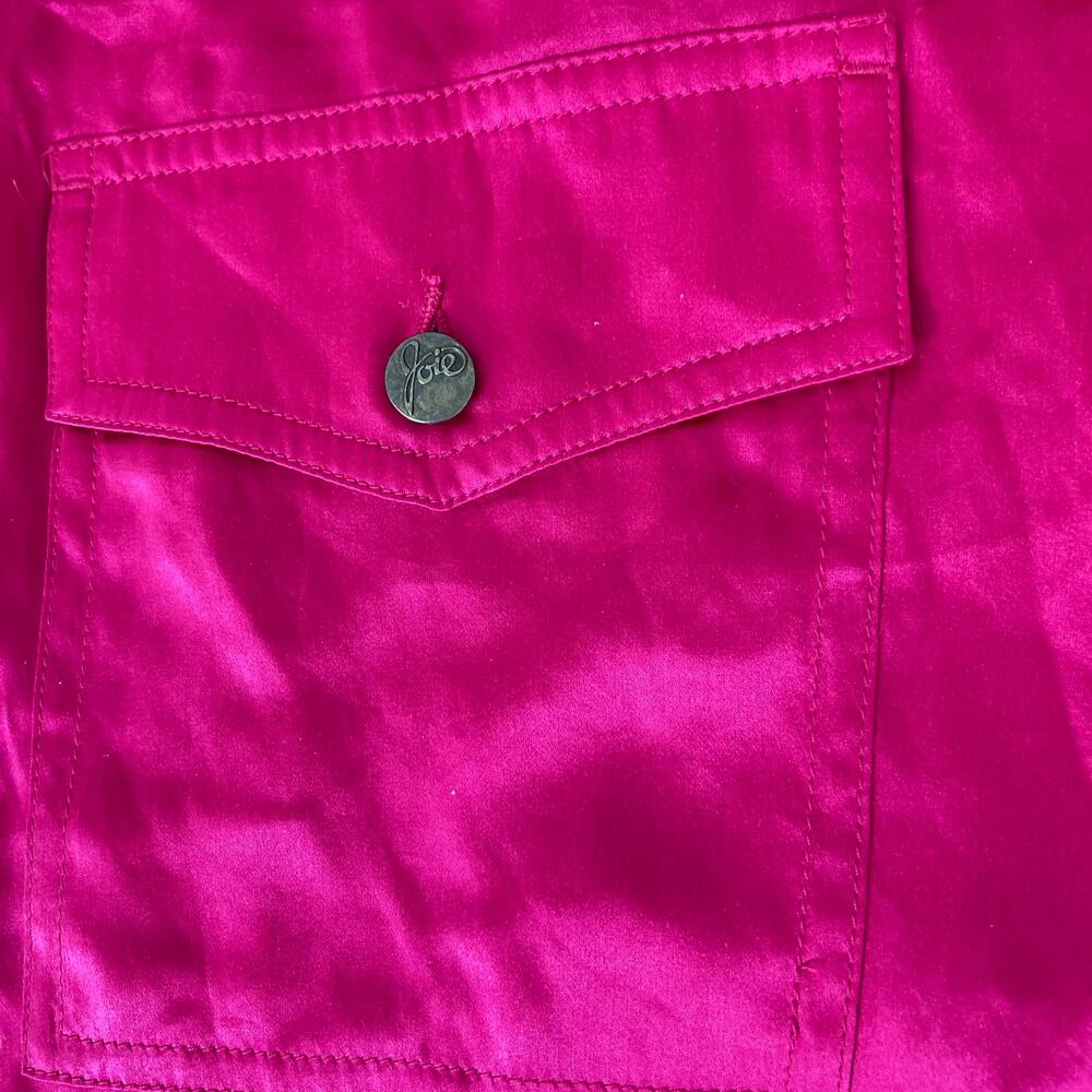 New! Y2K HOT PINK Mini Skirt with POCKETS - Vintage JOIE Skirt Size 6 - Picture 6 of 7